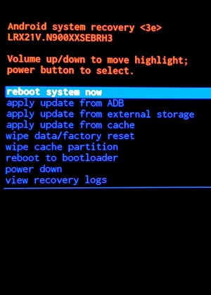 Пункт Reboot system now