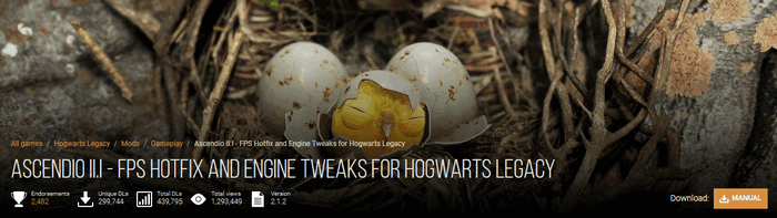 FPS Hotfix and Engine Tweaks for Hogwarts Legacy
